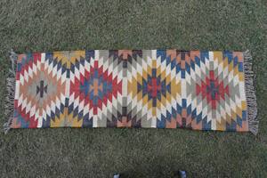 Tapis en fibres naturelles, tapis kilim bohème en jute, tapis en fibres naturelles tissé à la main, tapis pliable, décoration rustique pour la maison, prix d'usine en gros - Product Image 3