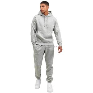 Personalizado de los hombres de peso pesado transpirable gris chándal con capucha a prueba de viento Pakistán ropa deportiva Activewear maternidad sólido personalizado - Product Image 1