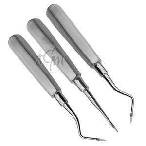 เครื่องมือถอนฟันแบบมืออาชีพ ทำจากสแตนเลส รุ่น Advanced Design Root Elevator สำหรับการผ่าตัดถอนฟัน - Product Image 2