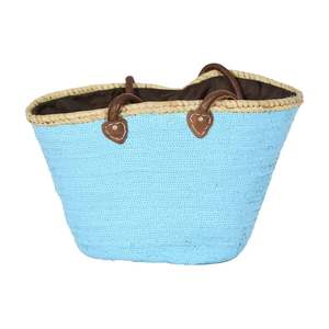 Le panier à paillettes multicolore écologique de BiyadinaStore vannerie marocaine avec feuilles de palmier durables pour la Saint-Valentin - Product Image 1