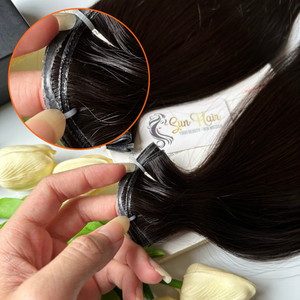 Meilleures ventes 2024 : Cheveux vietnamiens lisses SDD Super Double Drawn, couleur naturelle, 100% vierges Remy, cuticules alignées, ondulations profondes et lâches - Product Image 1
