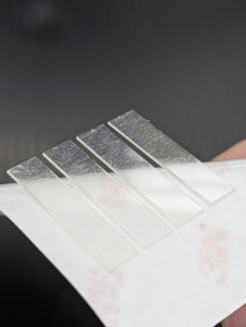 Custom Die-Cut Transparent Industrial Grade PET <b>Spacer</b> 0.1mm U.S. Brand Double-Sided Acrylic Display Height Gap Adjustment - Product Image 1