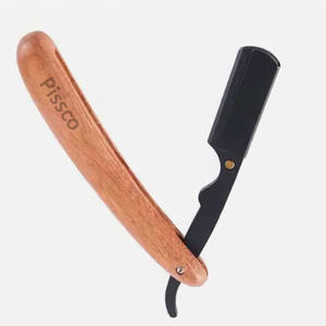 Navaja de Afeitar Plegable de Acero Inoxidable Hecha a Medida con Mango Recto, Herramientas de Barbería, Navaja para el Cabello - Product Image 5