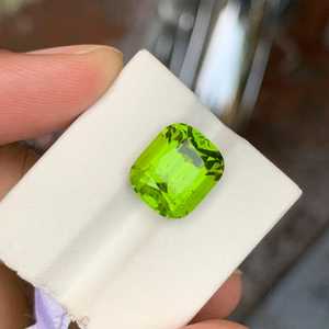 Natural Loose Peridot Stone Faceted Green Gemstone Premium Quality Jewelry Making Vivid Peridot Stone - Product Image 2