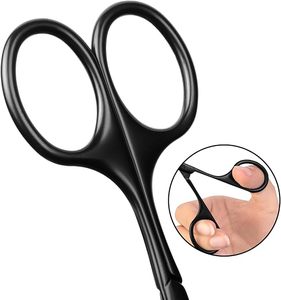 Tijeras Profesionales para Vello Nasal de Acero Inoxidable con Punta de Seguridad, Recortador de Precisión para Vello Nasal, Instrumento de Belleza - Product Image 3