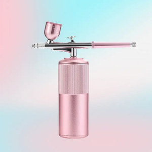 Kit de compresseur de pulvérisation d'airbrush rechargeable en ABS pour la décoration des ongles, le maquillage et la décoration de gâteaux - Product Image 4
