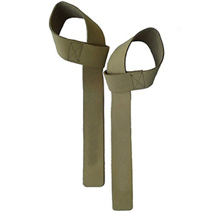 Sangles de musculation WABSON SPORTS en coton de haute qualité avec fermeture à boucle, antidérapantes et réglables, logo personnalisé pour utilisation en salle de sport - Product Image 1