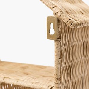 Estante de Pared de Ratán Tejido a Mano con Forma de Casa, Organizador de Almacenamiento para Habitación Infantil, Guardería, Dormitorio, Libros, Juguetes, Vitrina, Venta al por Mayor - Product Image 3