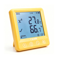 Termómetro Higrómetro Tzone MTD801 con Pantalla LCD Grande, Función de Alarma, Monitoreo por Aplicación, Soporte Bluetooth, OTA y Sonda NTC