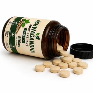 Tabletas de Extracto de Ashwagandha 100% Puro de Primera Calidad OEM ODM, Suplemento Dietético de Grado Alimenticio, Tabletas de Ashwagandha que Refuerzan el Sistema Inmunitario - Product Image 3