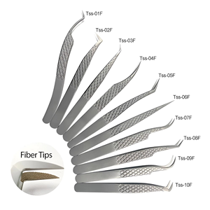Juego de Pinzas de Punta de Fibra de Acero Inoxidable de Alta Precisión, Herramientas Profesionales Antimagnéticas para Belleza y Reparación - Product Image 6