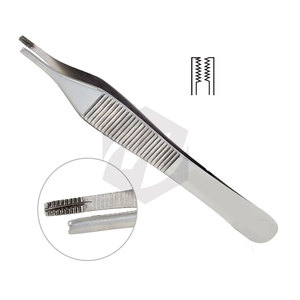 Pinzas de agarre lateral de alta calidad, 7x7 dientes, 4 3/4 pulgadas, acero inoxidable, instrumentos médicos quirúrgicos para manipulación de tejidos - Product Image 6
