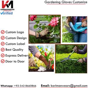 Guantes de Jardinería con Logotipo Personalizado, Tela Impermeable, Envío Rápido, OEM, Guantes de Jardinería Resistentes, Palma Antideslizante, Precio al por Mayor - Product Image 3