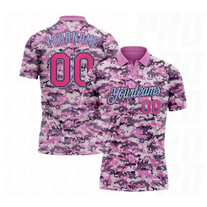 เสื้อโปโลกอล์ฟแขนสั้นลายพรางระบายอากาศดี คุณภาพสูง ทันสมัย สไตล์มินิมอล สำหรับฤดูร้อน  รับสกรีนโลโก้  เสื้อผ้ากีฬาสำหรับเยาวชน  แบบสั่งทำได้ - Product Image 5