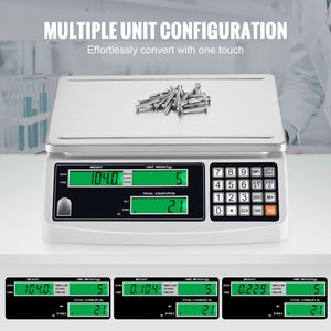 Balance de comptage industrielle numérique 30 kg x 1 g, précision 0,1 g, pour pièces et pièces de monnaie, avec fonction tare, balance électronique de précision pour inventaire - Product Image 3