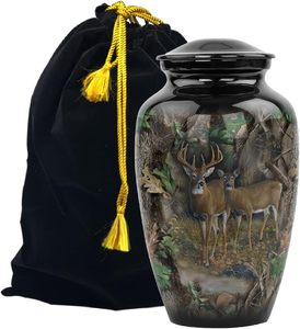 Urnes funéraires métalliques de haute qualité pour cendres de crémation avec motifs commémoratifs élégants pour services funéraires – Fournisseur indien - Product Image 2