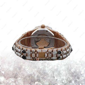 Montres mécaniques automatiques pour hommes Stonewels GIA certifiées Big Face entièrement personnalisées Hip Hop Diamond VVS Moissanite - Product Image 6