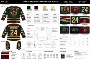 High Quality Custom Ice Hockey Jersey Men Breathable Mesh Pro Hockey Shirt Embroidery Twill Logo Team Uniform - Product Image 6