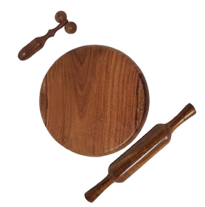 Acacia Wood Dough <b>Rolling</b> <b>Pin</b> and Board Factory Wholesale Supplier Dumpling Noodle <b>Rolling</b> Board Hot Sale - Product Image 6
