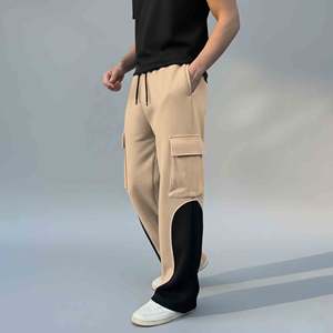 Clothing Manufacturers Custom High Quality Nylon Sweat Pants Windbreaker Track Pant Oem <b>Straight</b> Legging Sweatpants Men - Product Image 4