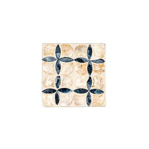 Sous-verres écologiques classiques faits à la main en coquillages ronds, décoration de table, couleur personnalisée - Product Image 3