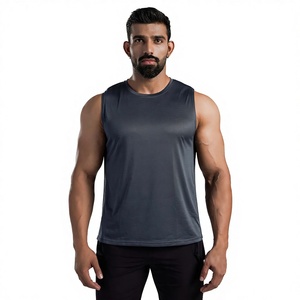 Custom Men Tank Top Casual Sleeveless Sports <b>Vest</b> Lightweight Summer Gym Wear Quick Dry OEM Service Wholesale Price - Product Image 1