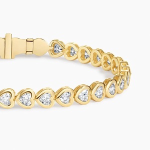 Brazalete de Diamantes con Engaste Completo de Dientes Compartidos - Product Image 2