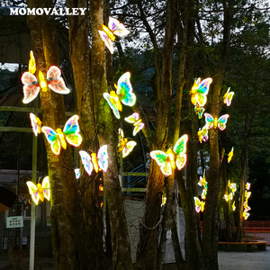 Momovalley bán buôn Led trang trí chiếu sáng giáng sinh Halloween trau dồi trang trí nội thất ánh sáng bướm trang trí cho cảnh quan bán hàng - Product Image 6