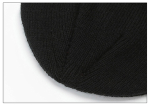 High Quality Stripe Thick Knit Jacquard Beanies <b>Cap</b> Customize Logo and Colors Beanie <b>Caps</b> Made in Pakistan OEM Service - Product Image 6