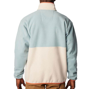 Veste polaire personnalisée pour homme, chaude, coupe-vent, pour activités de plein air, randonnée, camping, col montant, logo sur le devant - Product Image 5