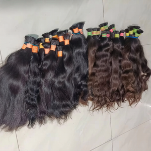 100% vrais paquets de cheveux humains vierges indiens bruts naturels extensions colorées de qualité 15A du meilleur fournisseur - Product Image 1