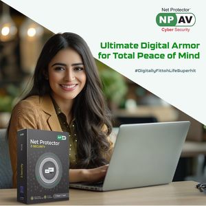 Net Protector Antivirus 2026 Z Security 1 User 3 Year Business Data Protection Software for GST Filing Safety Backup Stock - Product Image 2