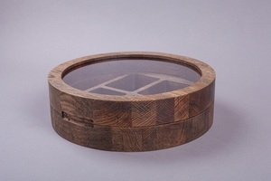 Personalized AHTE MANUEXPO Wood Watch <b>Box</b> Jewelry Organizer <b>Cufflink</b> Ring Holder Cushion Included Wooden Watch Case Watch Gift - Product Image 3