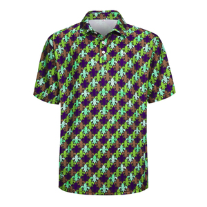 Polo de Golf de Manga Corta para Hombre, Polo con Patrón Tejido, Ropa Casual de Verano para el Campo, Polo para Hombre - Product Image 6