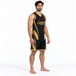 Ensemble d'uniformes de basketball pour équipe : Maillot et short respirants et légers pour l'entraînement et les matchs - Product Image 3