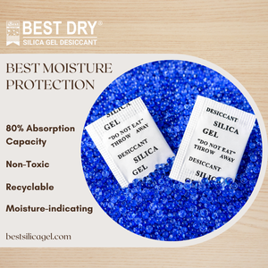 Gel de Sílice Desecante de Color Azul a Rosa, Paquetes de Gel de Sílice de Grado Alimenticio para Zapatos y Joyería - Product Image 3