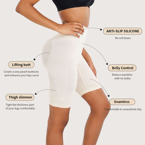 High Waisted Women's Shorts Knitted Nylon Spandex Solid Color Breathable Comfortable Minimalist Style Elastic Waist - Product Image 2
