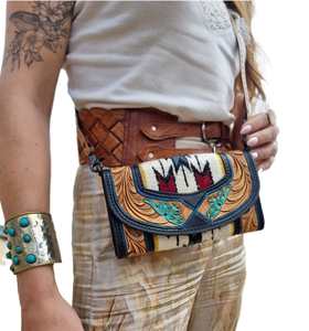 Nueva Cartera Bifold de Cuero Genuino para Mujer con Cierre de Cremallera, Estilo Vintage, Juego de Bolsos de Mano con Grabado Artesanal, Protección RFID, Moda Occidental para Dama - Product Image 1