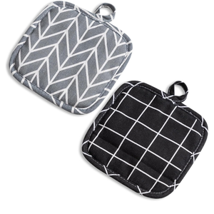 Cotton Heatproof Oven Mitt & Pot Holder for <b>Kitchen</b> BBQ <b>Camping</b> OEM Manufacturer Wholesale - Product Image 3
