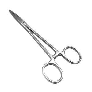 Porte-aiguille en bois Crile 15 cm droit, en acier inoxydable de haute qualité, pince délicate pour aiguilles de suture - Product Image 5
