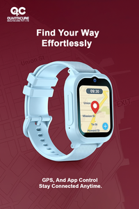 2025 QC K10เด็กสมาร์ทวอทช์จีพีเอส4G สี่เหลี่ยมปฏิทินวิดีโอคอล SOS IP67แชทด้วยเสียงกันน้ำตัวติดตาม wifi 1.83นิ้ว - Product Image 2