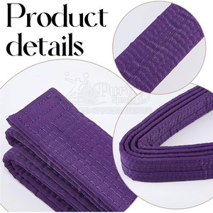 Vente directe d'usine Ceinture d'arts martiaux personnalisée Ceinture d'arts martiaux couleur personnalisée Prix de gros Ceinture d'arts martiaux - Product Image 2