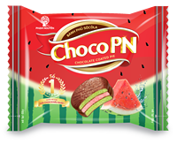 Meilleur Prix en Gros Guimauves Fraîches au Chocolat Saveur Pastèque, Biscuits Doux enrobés de Chocolat, Sucrés, Choco PN