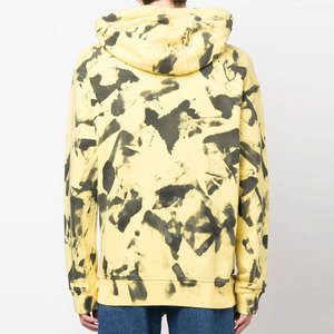Custom Drop Shoulder Men's Winter Heavyweight Pullover Oversized 100% Cotton Fleece Embroidered Blank Hoodies - Product Image 4