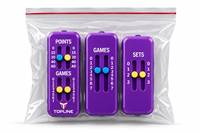 Compteur de points de tennis TOPLINE, suivi des jeux et des sets, tableau de scores sportif portable en plastique pour le suivi des matchs