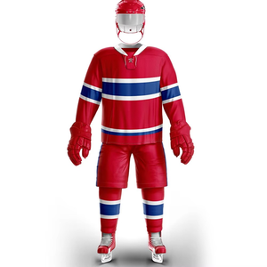Maillot de hockey sur glace personnalisé brodé en twill, prix abordable, fabriqué au Pakistan, qualité supérieure - Product Image 1