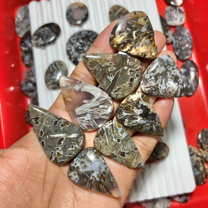 Ágata en Barra de Calidad Superior Exclusiva, Gema Suelta Hecha a Mano, Cabujón de Ágata en Barra Pulido y Liso para Fabricación de Joyas - Product Image 3