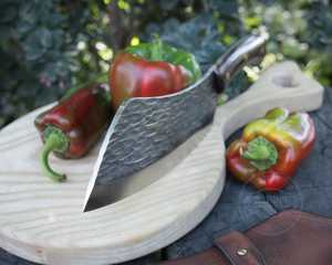Couteau de chef de 8 pouces en acier inoxydable, couteau à trancher professionnel pour la cuisine, couteau tranchant pour couper la viande et les légumes - Product Image 1