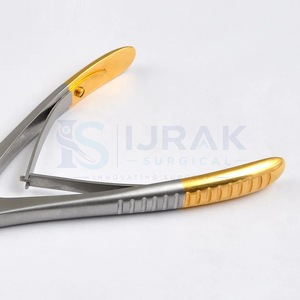 Coupe-fil chirurgical à double action Ijrak en acier inoxydable, instrument chirurgical vétérinaire durable, manuel, certifié CE, classe médicale - Product Image 3