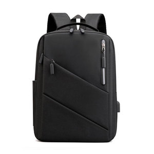 Custom Business Waterproof Genuine <b>Leather</b> Laptop <b>Backpack</b> Zipper Closure Unisex <b>Large</b> Capacity Lightweight for School Travel - Product Image 2